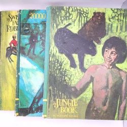 Educator Classic Library Lot of 3: Jungle Book, 20,000 Leagues, Swiss Family