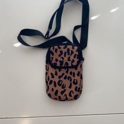 Leopard print women’s purse