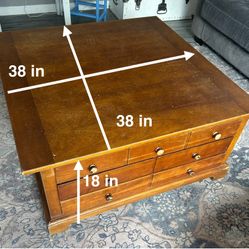 Coffee Table With Drawers