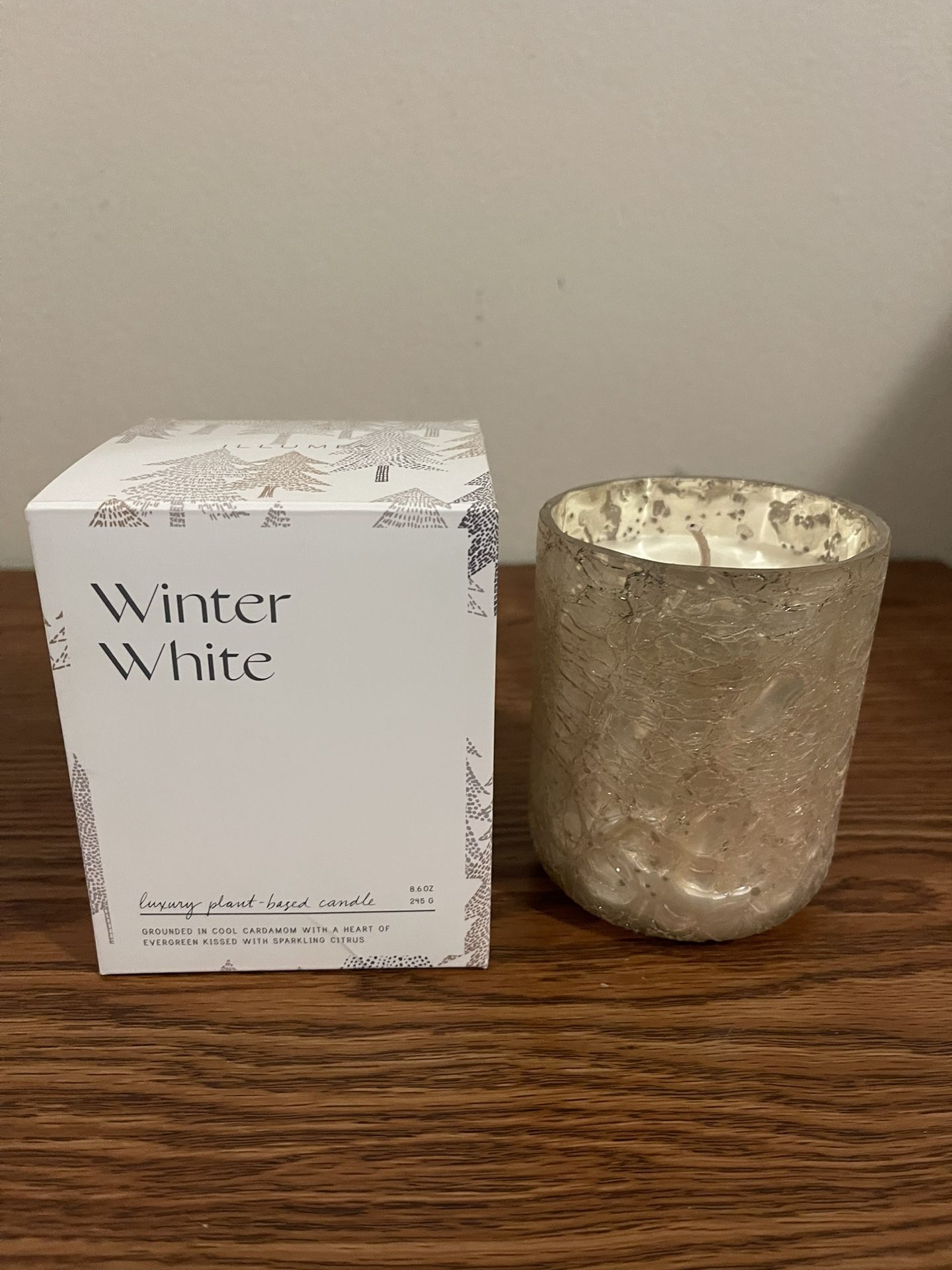 Illume Luxury Plant Based Candle Winter White 8.6oz