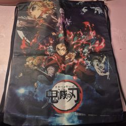 Demon slayer drawstring bag