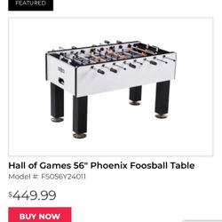 Hall of Games 56" Phoenix Foosball Table
