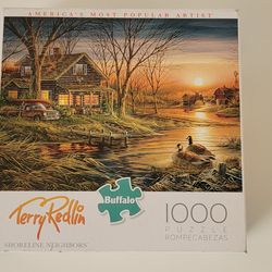 Buffalo Games - Terry Redlin - Shoreline Neighbors - 1000 Piece Jigsaw Puzzle