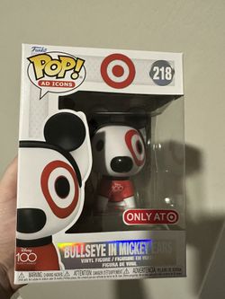 Target Exclusive Bullseye In Mickey Ears Funko Pop! 