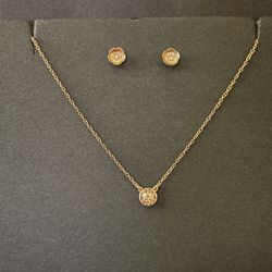 Coach Necklace & Earrings 