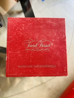 Trivial Pursuit Master Game Baby Boomer Edition