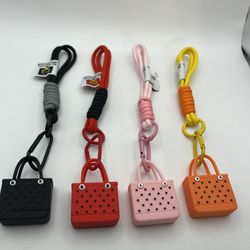 5340-HMT Mini Hole Bag Keychain, Bracelet Wristlet For Beach Bag, Four Colors
