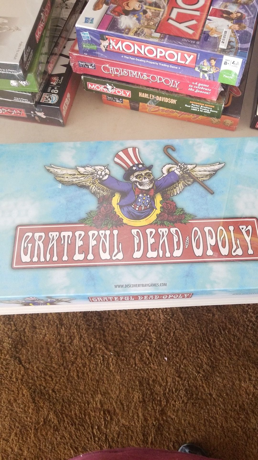 Brand new grateful dead monopoly game