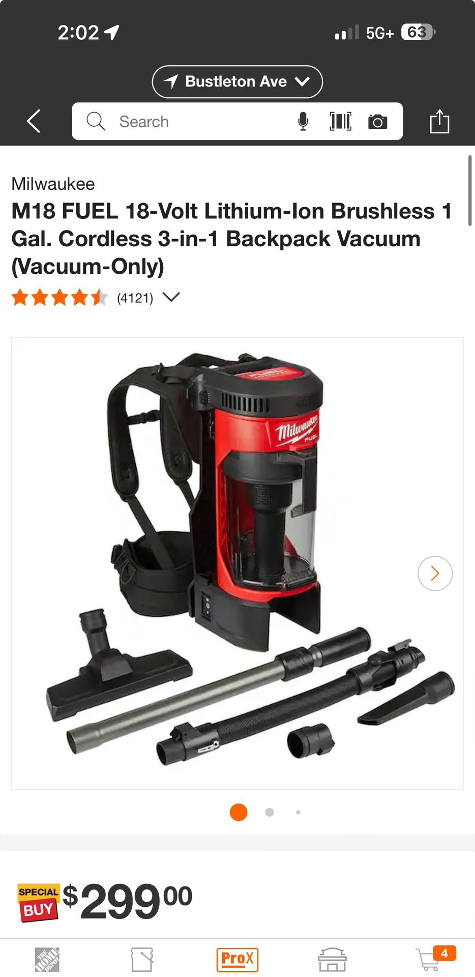 M18 FUEL 18-Volt Lithium-lon Brushless 1 Gal. Cordless 3-in-1 Backpack Vacuum (Vacuum-Only)