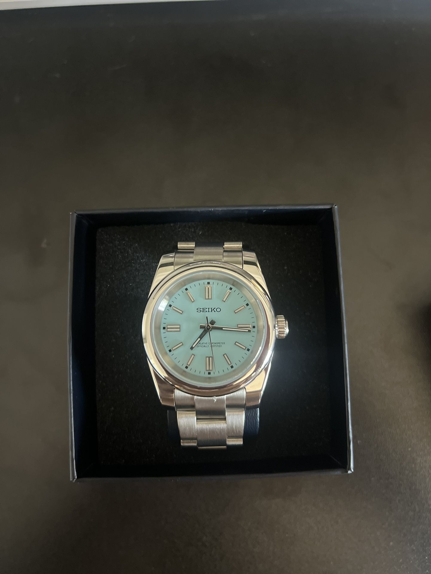 Seiko Mod: Oyster Blue