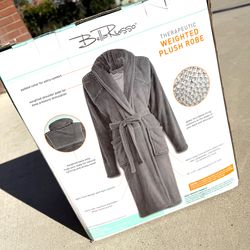 BR therapeutic Weighted Plush Robe for man  ( New)