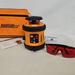Johnson 40-6515 Self Leveling Rotary Laser Level In Bag 815209-1