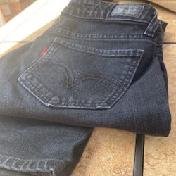 Mens Black Too Superlow  524 Medium Size Jeans Like New 