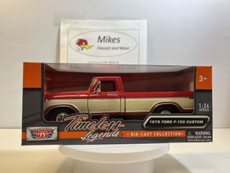 1979 Ford F-150 Custom Diecast Model Truck in 1/24 Scale by Motormax NIB