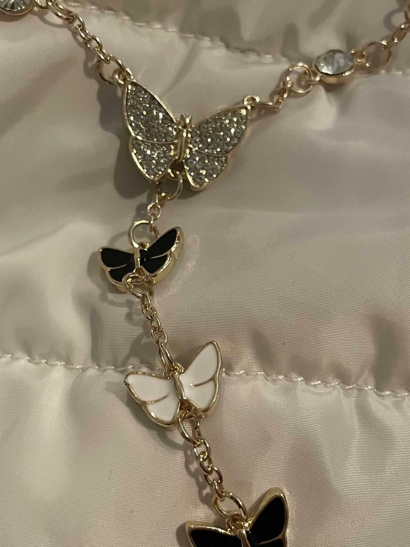 Blue Butterflies Necklaces