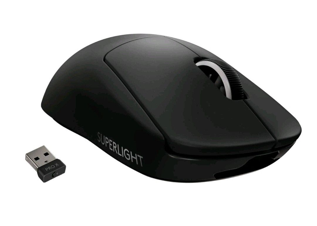Logitech G PRO X SUPERLIGHT Wireless Gaming Mouse, Ultra-Lightweight - Black
