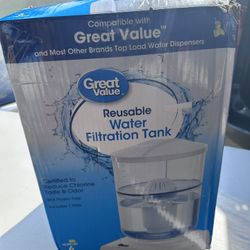 Great Value Reusable Water Filtration Tank for Top Loading Water Dispensers New