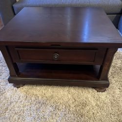 Dark Brown Coffee Table 