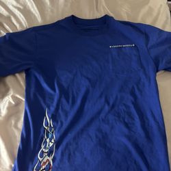 Blue chrome hearts shirt 