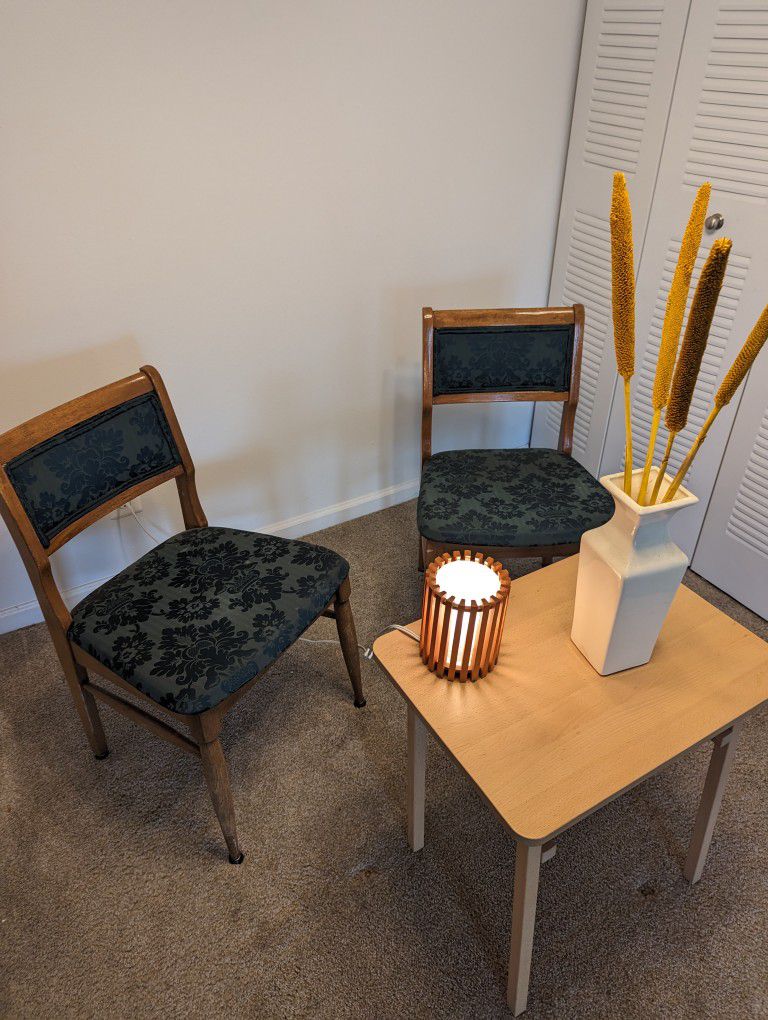 2 Chairs And Table Set 