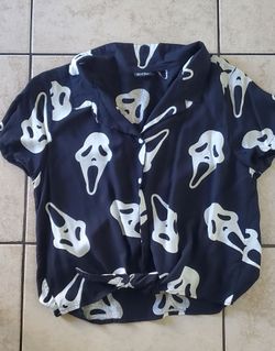 Halloween Ghost Face (Scream) Top. Sizes Medium
