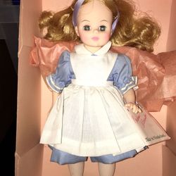 Madame Alexander Alice in wonderland doll 12”