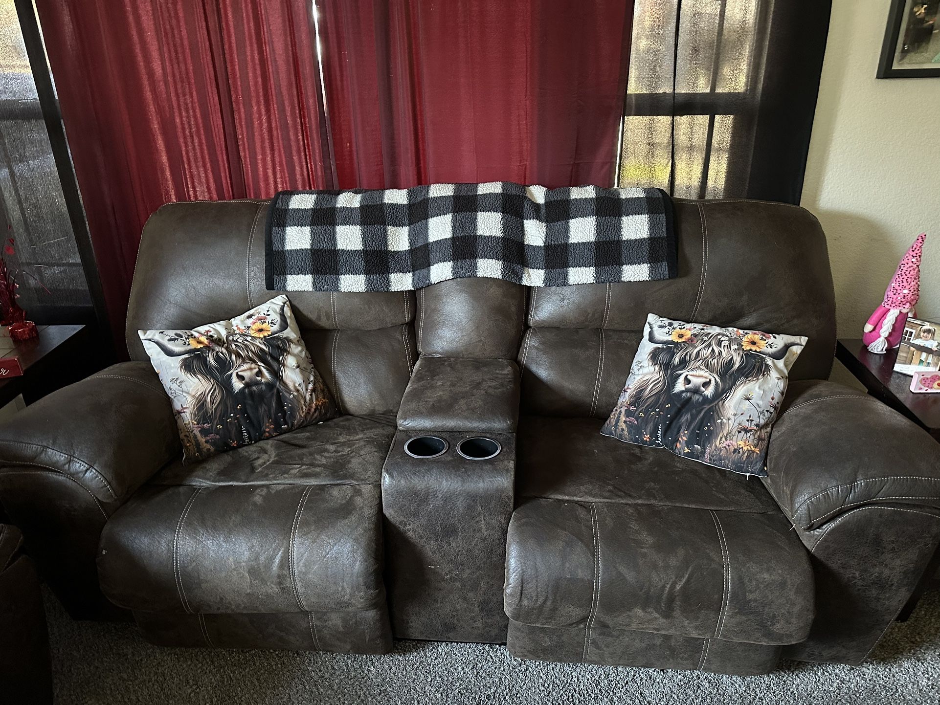 Leather Reclining Sofas