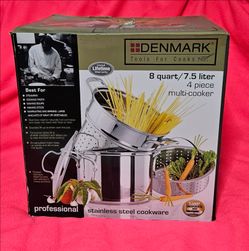 Denmark Tools For Cooks 8 Qt 4-Piece Multi-Cooker