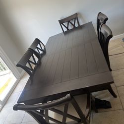 Solid Wood Dinner Table 