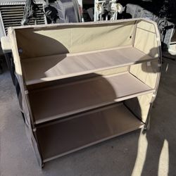 Craft or Kids Room Storage Bin Rack / Beige (Excellent Condition) 