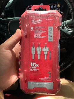 Milwaukee Carbide Hole Cutter Kit (4-Piece)