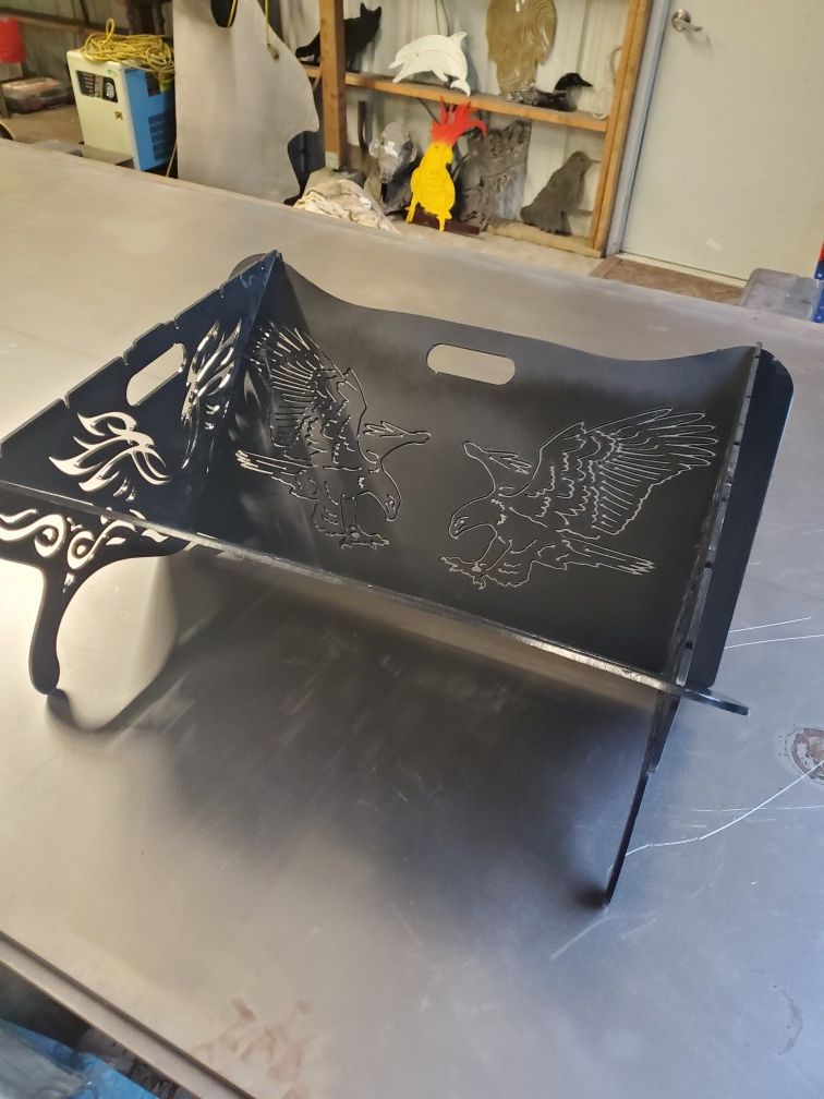 NEW min fire pits metal