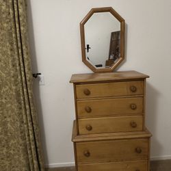 5 Drawer Chest with Mirror Delivery Included 