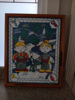 Bob the Builder framed picture