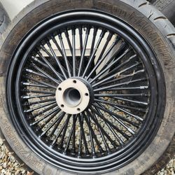 Fat Spoke Harley Davidson Rims. 