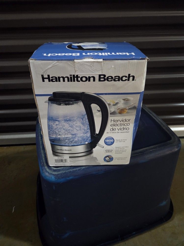 Hamilton Beach Glass Electric Kettle