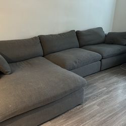 Grey Sectional Couch 
