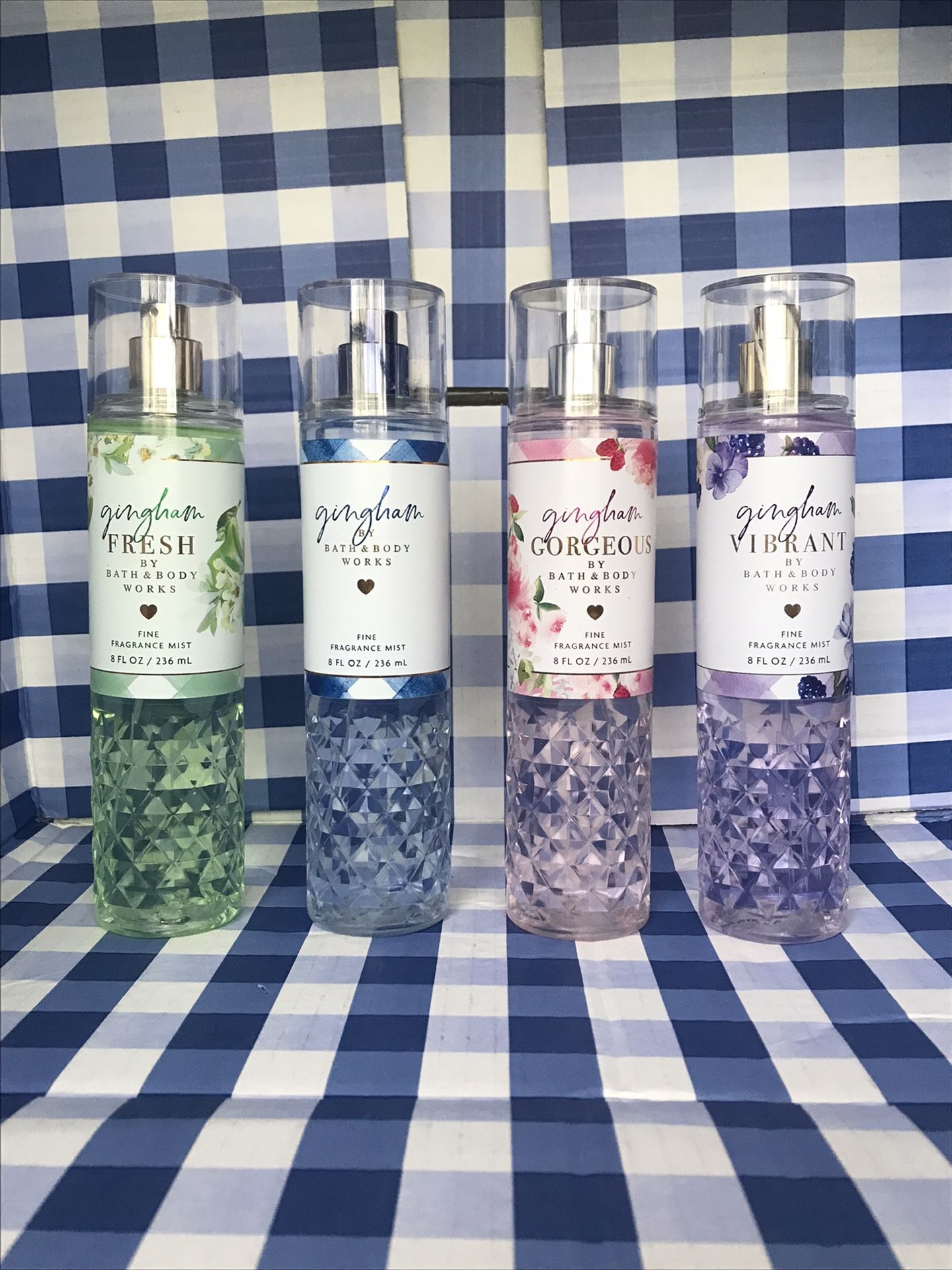 Bath And Body Works Gingham signature collection