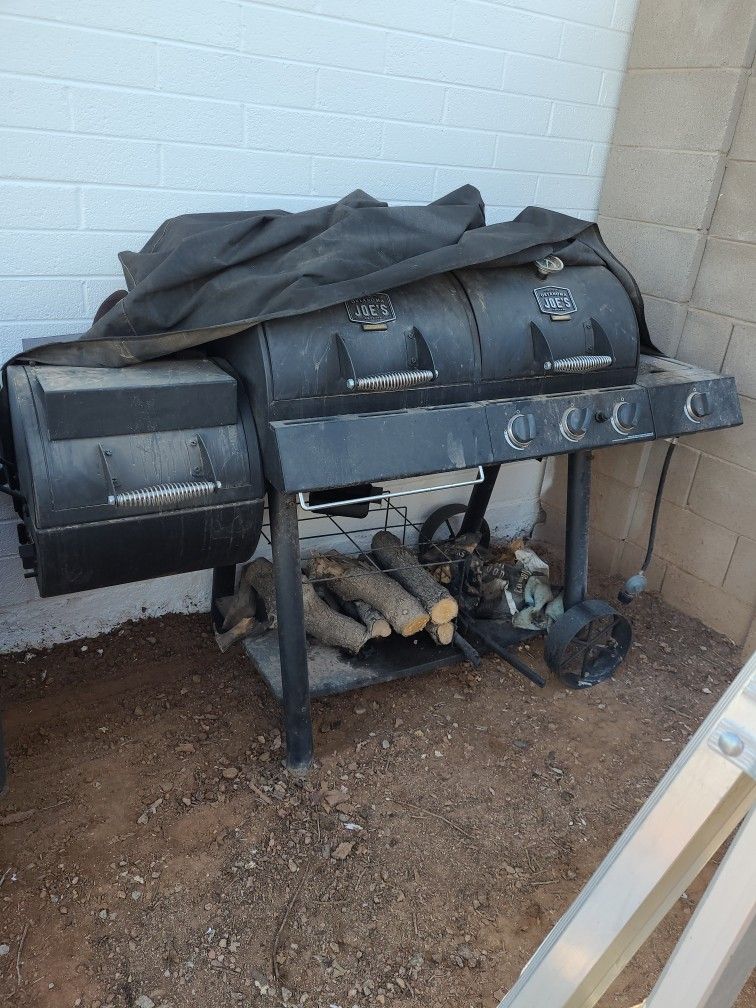 Oklahoma Smoker/grill Duo