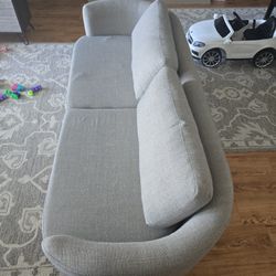 sofa, made of fabric 