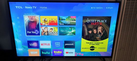 55" TCL 4K Smart Roku TV (55S425) - Works Great!