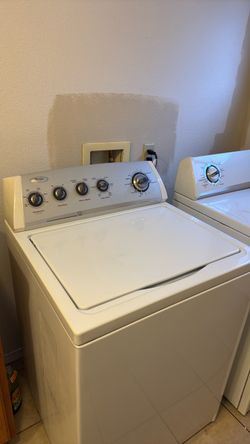 Whirlpool dryer and washer