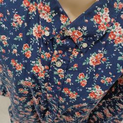 WOMEN'S JEAN FLOWER SHIRT