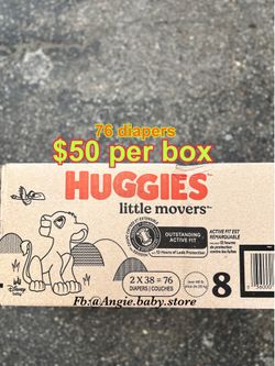 Huggies little movers size 8