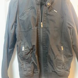 GUESS Men's Black Bomber Jacket