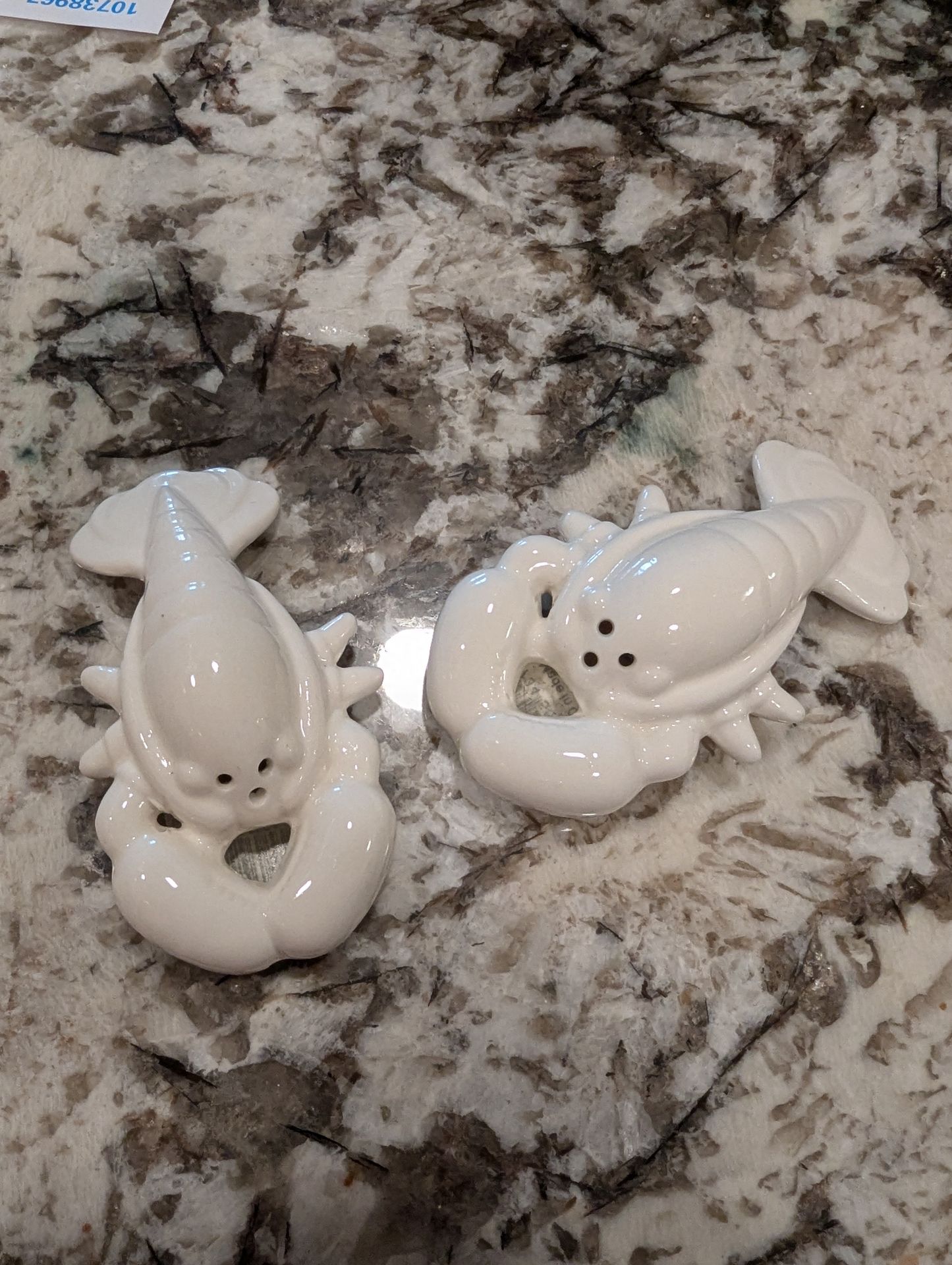 3 3/4 in lobster salt and shakers