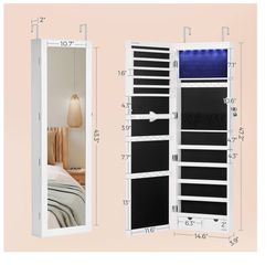 MIRROR JEWERLY CABINET NEW IN BOX