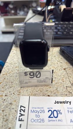 Apple Watch with Black Sport Band
