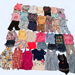 Girls Size 3T Clothing Lot Nike Adidas Polo Barbie Dresses & More