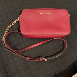 Michael Kors Saffiano Leather Crossbody Bag